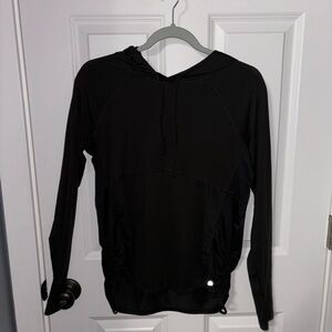 Apana Black Women's Long-Sleeve Hooded Top